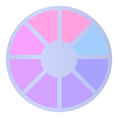 Color variety nails icon. Cartoon of color variety nails vector icon for web design isolated on white background