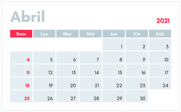 April Calendar Photos Royalty Free Images Graphics Vectors Videos Adobe Stock april 2021 calendar in spanish