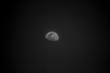 full moon in the night sky