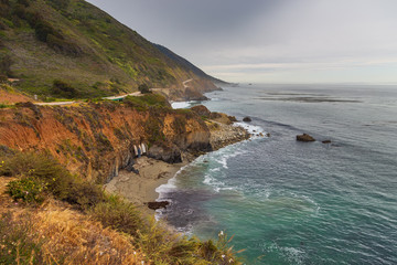 Fototapeta premium View o the Pacific Coast in California, USA.