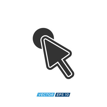 Pointer or Cursor Sign Icon Design Vector