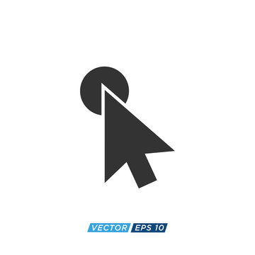 Pointer or Cursor Sign Icon Design Vector