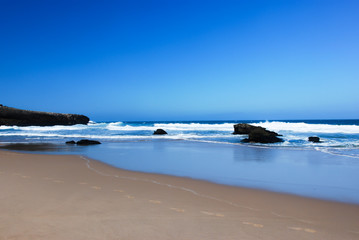 beach in the morning