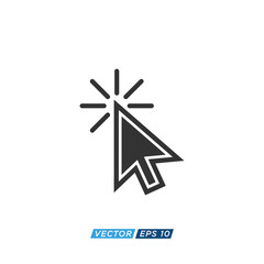 Pointer or Cursor Sign Icon Design Vector