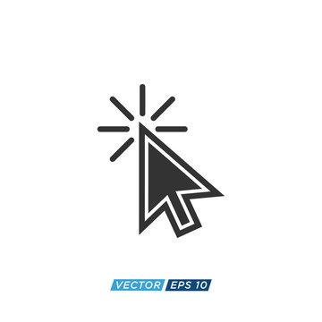 Pointer or Cursor Sign Icon Design Vector