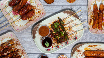 Mixes of Sausages, Crab Sticks, Chicken Bacon  © David
