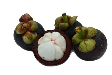 Mangosteen is an exotic, tropical fruit with a slightly sweet and sour flavor. It's originally from Southeast Asia but can be found in various tropical regions around the world. 