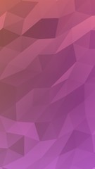 Obraz premium Abstract triangle geometrical pink background. Geometric origami style with gradient. 3D illustration