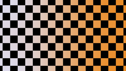 New brown & white checker board abstract background