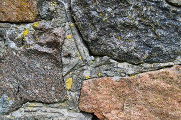 Brown with gray stone texture closeup copy space
