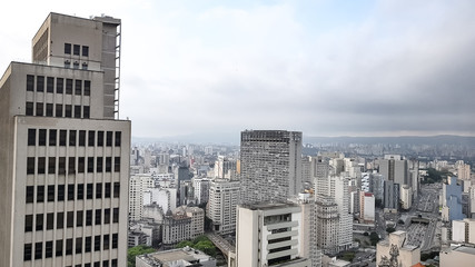 Fototapeta na wymiar São Paulo city skyline