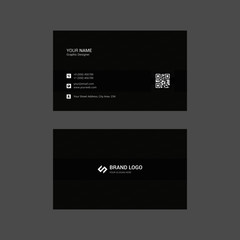 Naklejka premium Business Card Layout / Modern business card template Flat design vector abstract creative