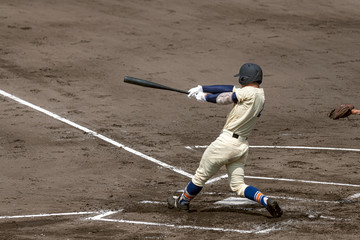 高校野球試合風景