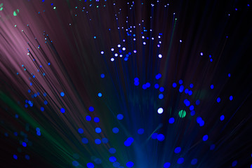 Neon light in the dark