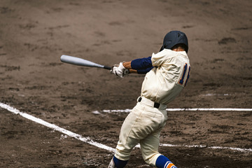高校野球試合風景