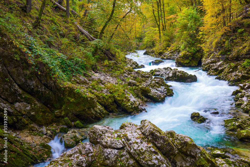 Poster Slovenia. The Julian Alps