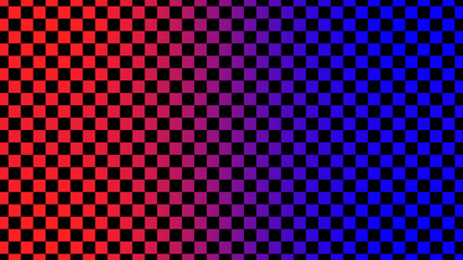 Red & blue checker board abstract,New chess board abstract