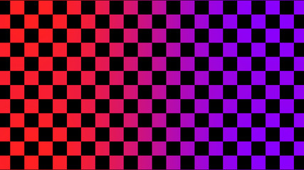 Red & blue checker board abstract,New chess board abstract