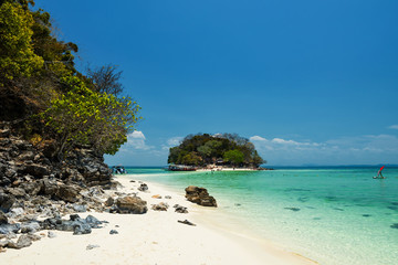 Fototapeta na wymiar Thale waek island. Krabi famous landmark