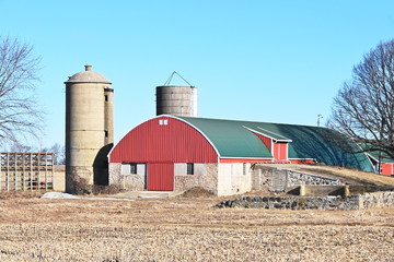 Barn andSilos