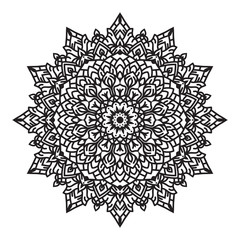 Creative Flower with Mandala Style