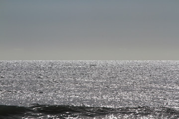 seascape with sparkling sea and sky