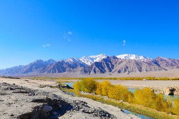 Landscape view of Ladakh India.