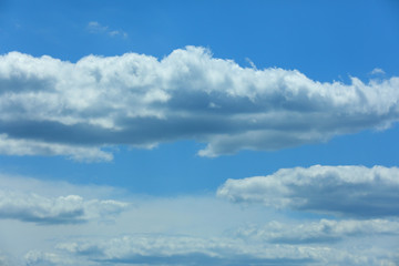 Naklejka na ściany i meble blue sky with cloud closeup