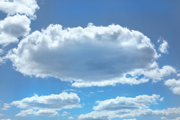 blue sky with cloud closeup