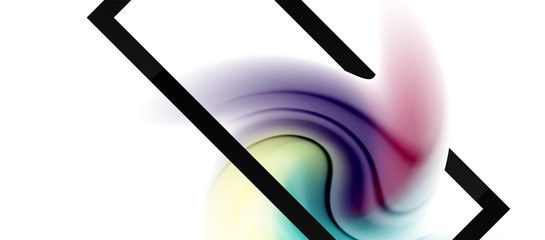 Abstract background, fluid mixing gradient liquid style colors composition. Vector Illustration For Wallpaper, Banner, Background, Card, Book Illustration, landing page