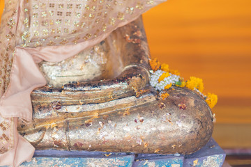 Buddha in the temple's Thailand.