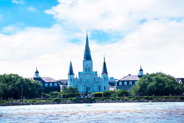 The Catholic Cathedral of S Louis in New Orleans Louisiana USA
