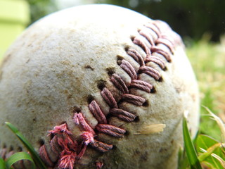 Balle de baseball macro (2)