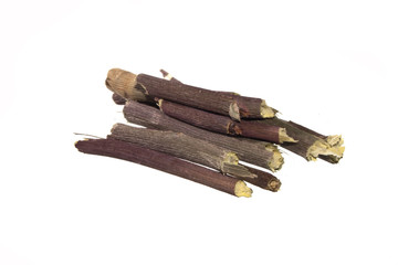 firewood isolated on white background