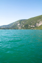 Obraz premium Lac d'Aiguebelette en été
