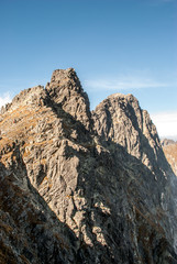 View of Mieguszowiecki Peak from Kazalnica Peak, Morskie Oko, Tatras, Poland