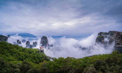 morning in Meteora, Greece