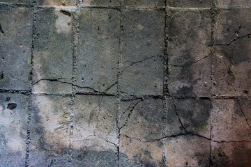 old stones texture on burned wall