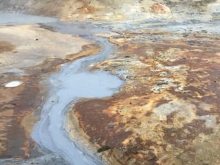 island geologie schlamm gestein schwefel