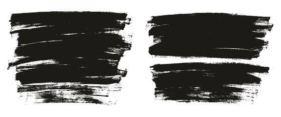 Flat Paint Brush Thin Full Background High Detail Abstract Vector Background Mix Set 