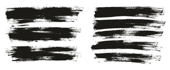 Flat Paint Brush Thin Full Background High Detail Abstract Vector Background Mix Set 