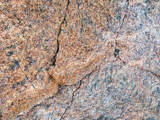 Close up of textured rock wall