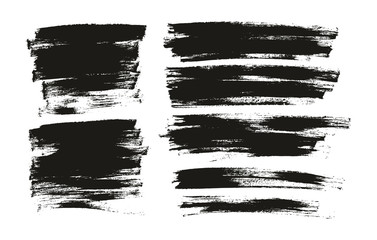 Flat Paint Brush Thin Full Background High Detail Abstract Vector Background Mix Set 