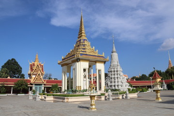 Palais royal à Phnom Penh, Cambodge