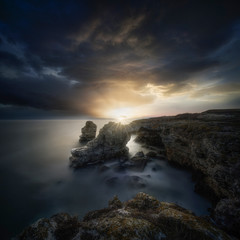 Obraz premium sunset over the sea