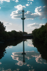 Reflections in the water
