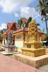 Temple à Battambang, Cambodge