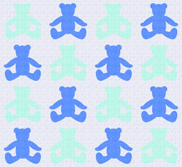 Elagance mix object pattern with color backgound