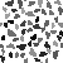 Black Western cowboy hat icon isolated seamless pattern on white background. Vector