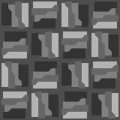 Clear geometric forms. Abstract vector seamless pattern.